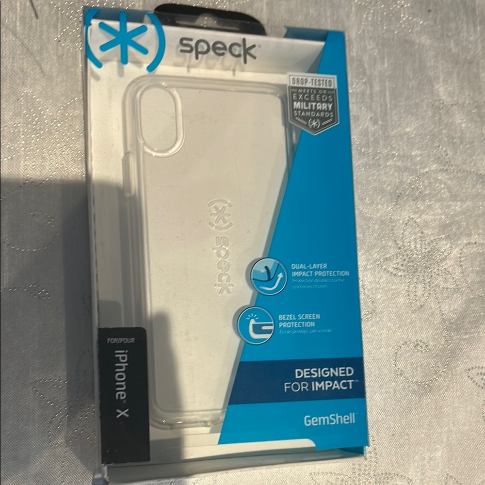Speck GemShell Clear Case for iPhone X